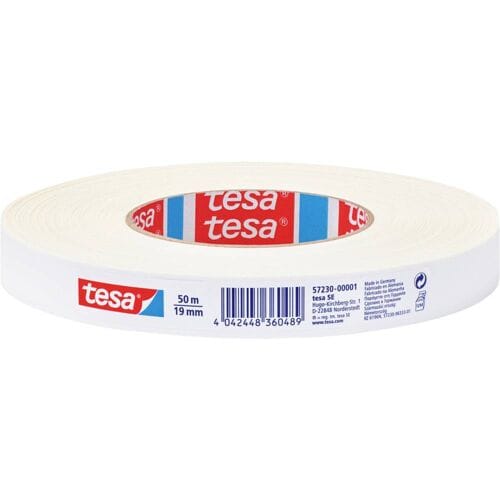 tesa 57230-00001-02 Textieltape Wit (l x b) 50 m x 19 mm 1 stuk(s)