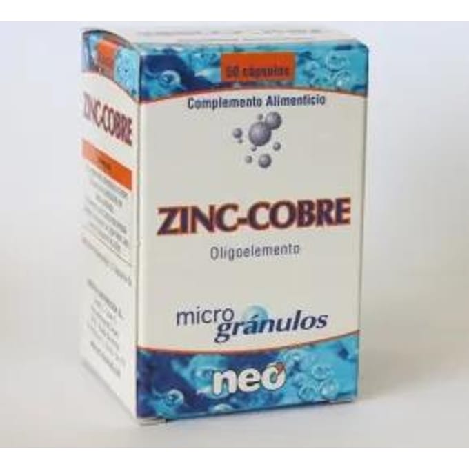 Neo Microgranulos Zinc Cuivre 50 Gélules