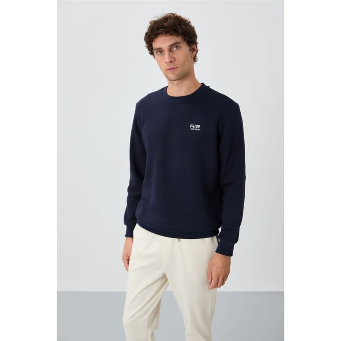 Heren Regular Fit Crew Neck Sweatshirt