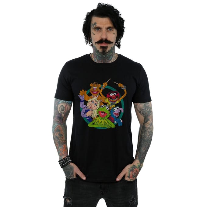 Li-cense Disney heren the muppets groep cirkel t-shirt