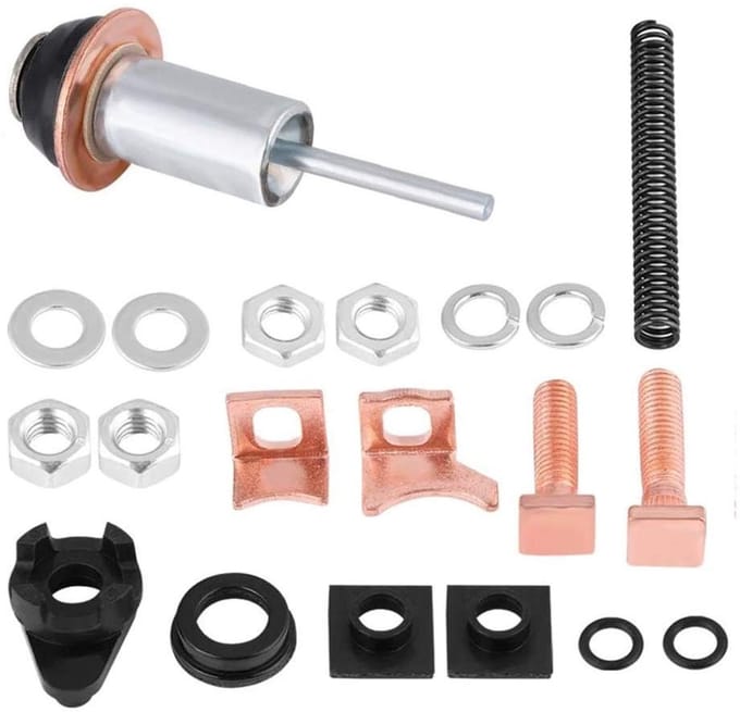 Dailygoods- Startmotor Reparatiekit - Plunjer/Contacten - O-ring