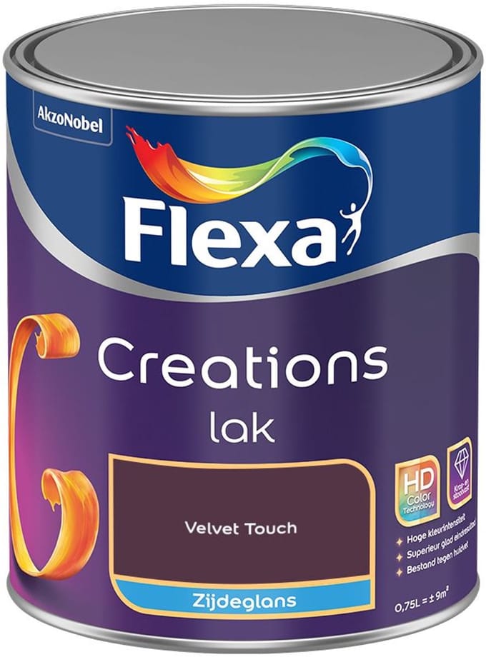 Flexa - Creations Lak Zijdeglans - Velvet Touch - Mengverf - 750 Ml