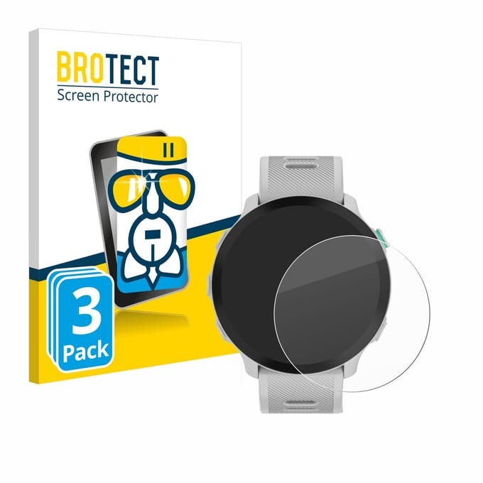 Screenprotector 3 Stuks voor Garmin Forerunner 55 Beschermglas transparant