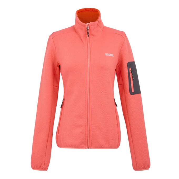Jas Hiking Dames Fitted Zippered Pocket Aldean Softshell