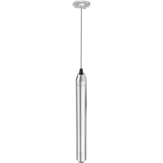 RVS Batterij Aangedreven Handheld Elektrische Melkopschuimer Schuimmaker Koffie Decoratie Tool white