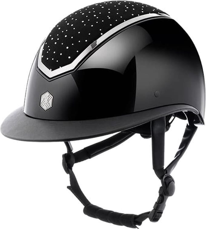 EQX Kylo Crystal Wide Peak Navy Gloss/Zilver - L