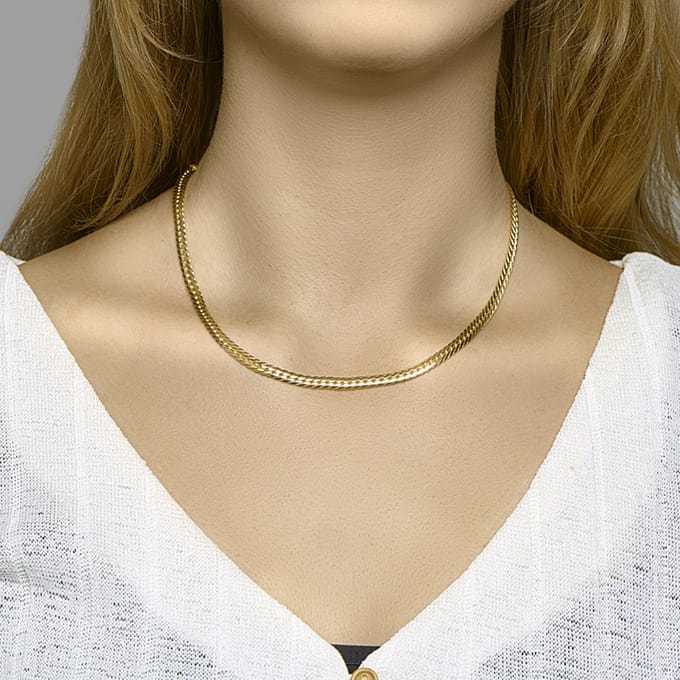 Collier Gourmette 4,7 Mm 45 Cm