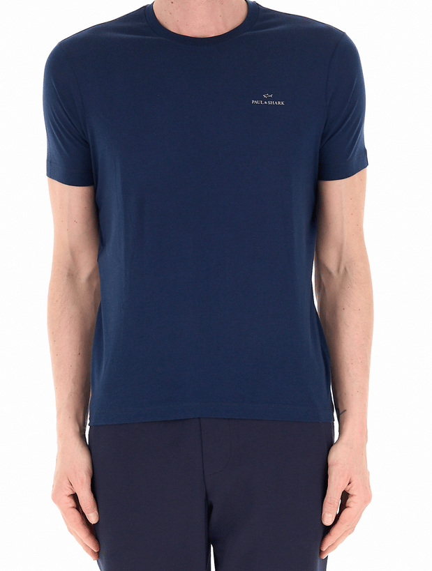 t-shirt man blauw