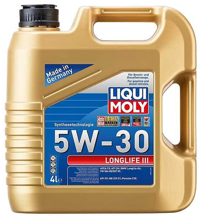 Liqui Moly Longlife III 5w30 Motorolie 4 liter