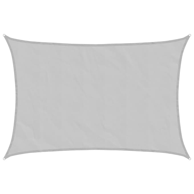 vidaXL - Zonnezeil - 3x2 - m - 100% - polyester - oxford - lichtgrijs