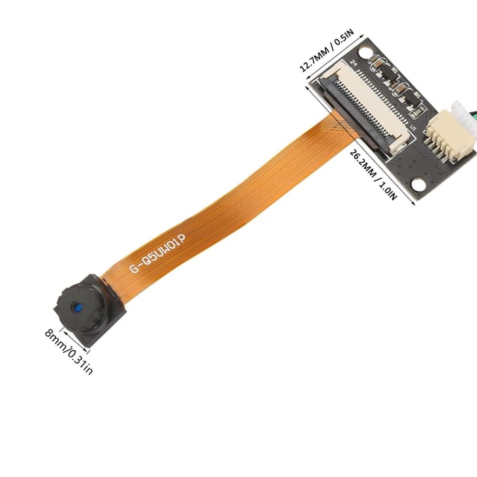 5 Millions de Pixels Objectif Grand Angle 60 degrés Module Caméra USB avec Puce OV5640 gray