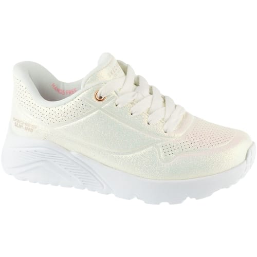 Skechers Uno Lite Ease Slip-ins, voor meisje, Wit, Sneakers, maat: 36