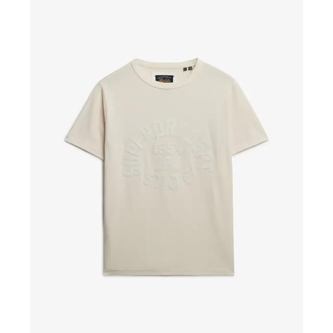 Dames-T-shirt oversized Superdry Athletic Tonal