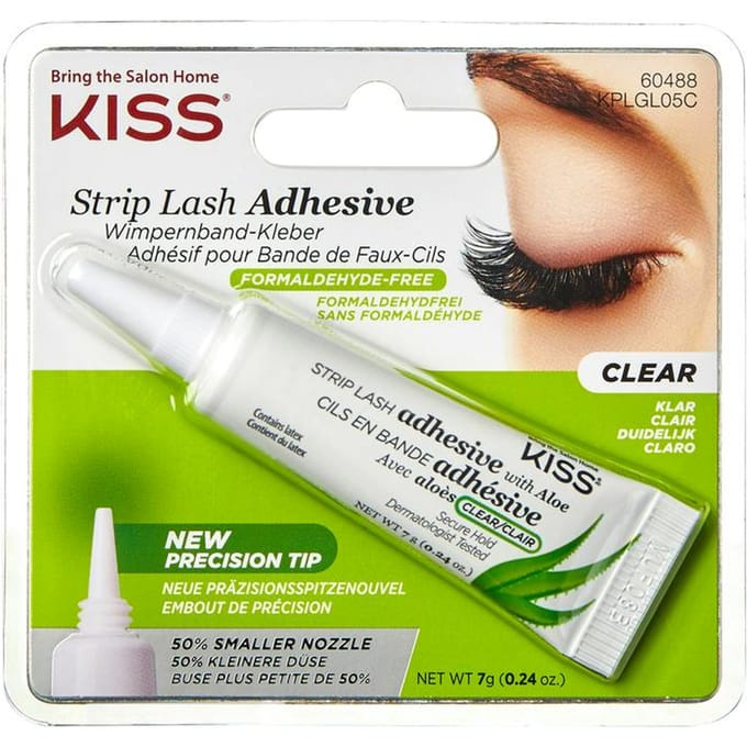 KISS Strip Lash Adhesive Clear - Wimperlijm - 7g, met Aloë Vera