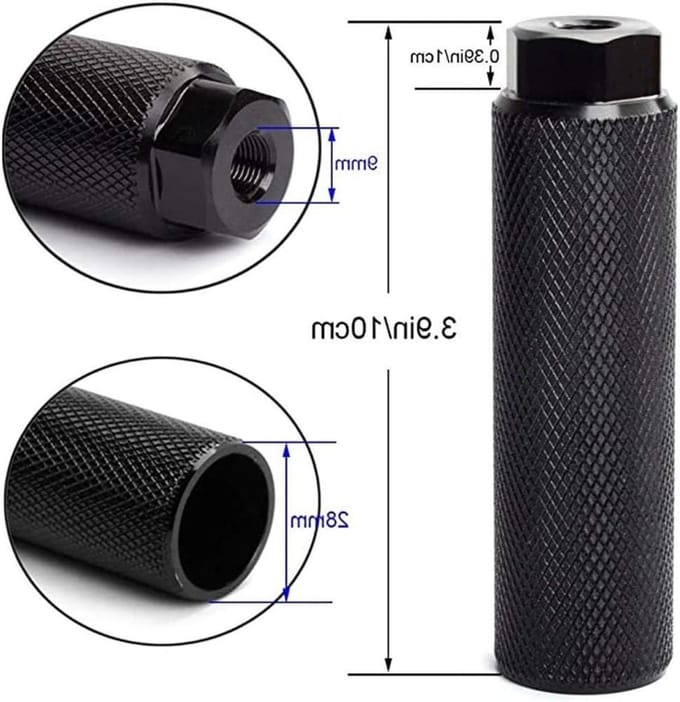 Fiets Pinnen - Fiets Voetsteunen - Mountainbiken - Antislip Textuur - 100 mm Lengte - Groen