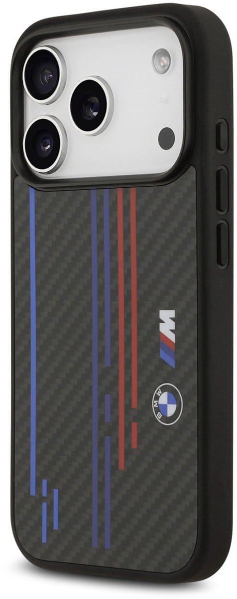 Bmw M Kevlar Lines Logo Magsafe Case Voor Iphone 17 Pro Met Systeem