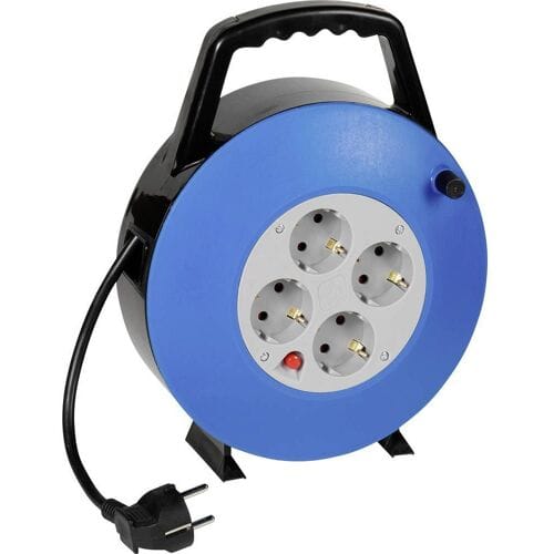 Vivanco VVELBOB10MT Kabelhaspel 10 m Zwart
