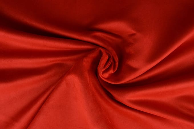 30 meter suedine - Rood - 100% polyester