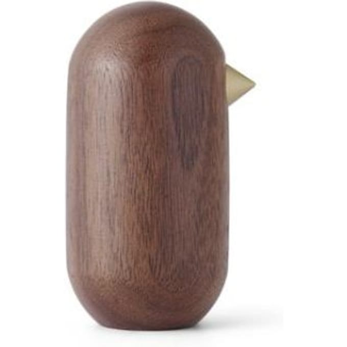 Normann Copenhagen Little Bird Decoratie 7cm Walnoot