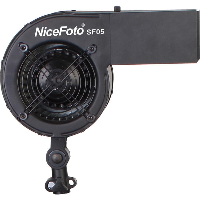 NiceFoto SF05 Studiofotografie Wind Haarblazer Stroomventilator voor het Maken van Modeportretfoto's EU Plug black