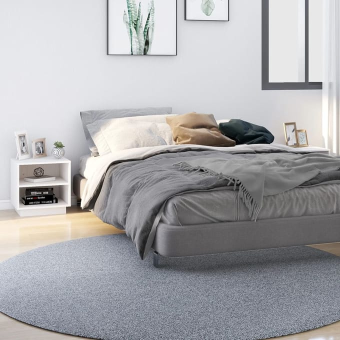 vidaXL - Nachtkastjes - 2 - st - 40x34x40 - cm - massief - grenenhout - wit