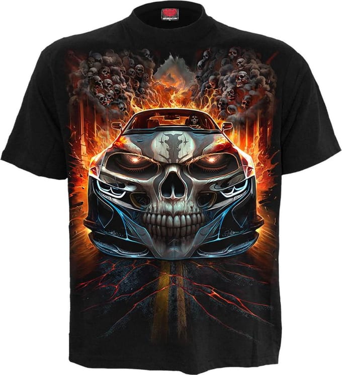 Spiral - Speed freak Heren Tshirt - S - Zwart