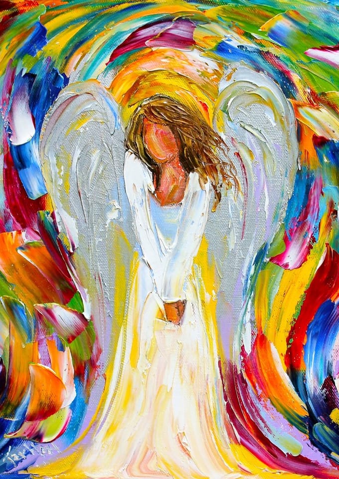 Enjoy Puzzle legpuzzel Angel Blessing - 1000 stukjes kleurrijk.