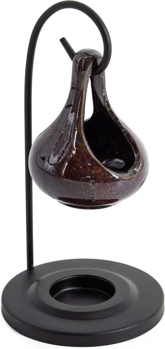 HomeBound by KY | Geurbrander hangende druppel bruin | geurbrander amberblokjes
