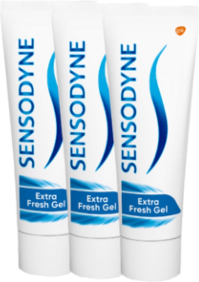 Sensodyne - Tandpasta - Gevoeligheid & Tandvlees - Extra Fresh - 75ml x 3