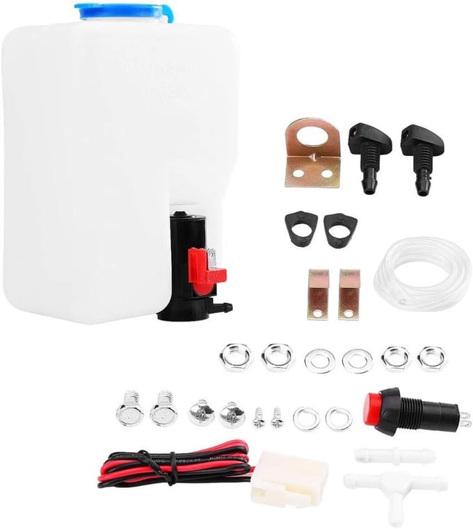 Universele ruitensproeiertankkit voor klassieke auto's - Autovulslang en accessoires