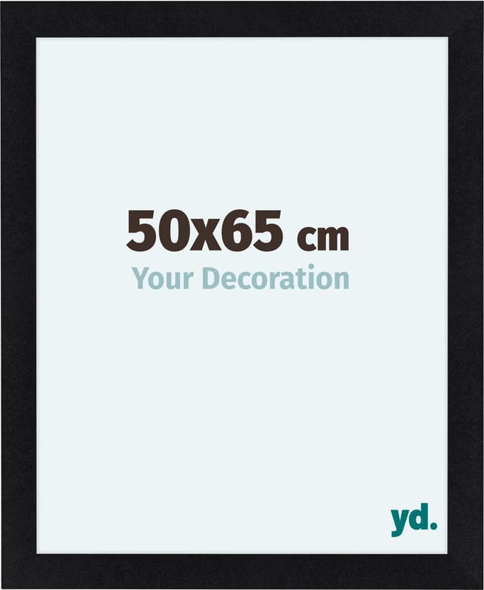 Your Decoration - Fotolijst 50x65 cm - MDF - Zwart Mat - Como