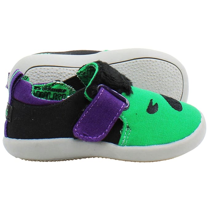 Toms x Marvel Hulk Kinderen Groen/Zwart Plimsolls