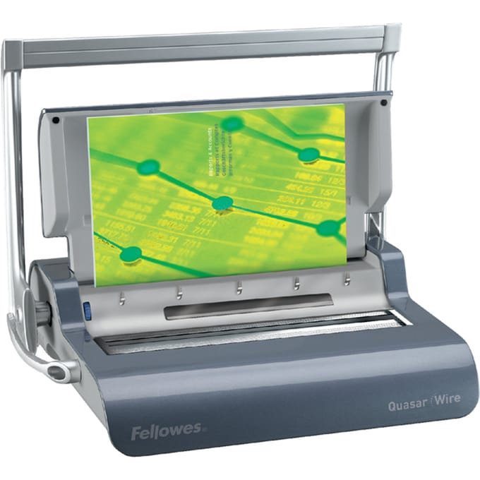 Fellowes Inbindmachine Quasar Wire - Metalen bindrug - 130 pagina's