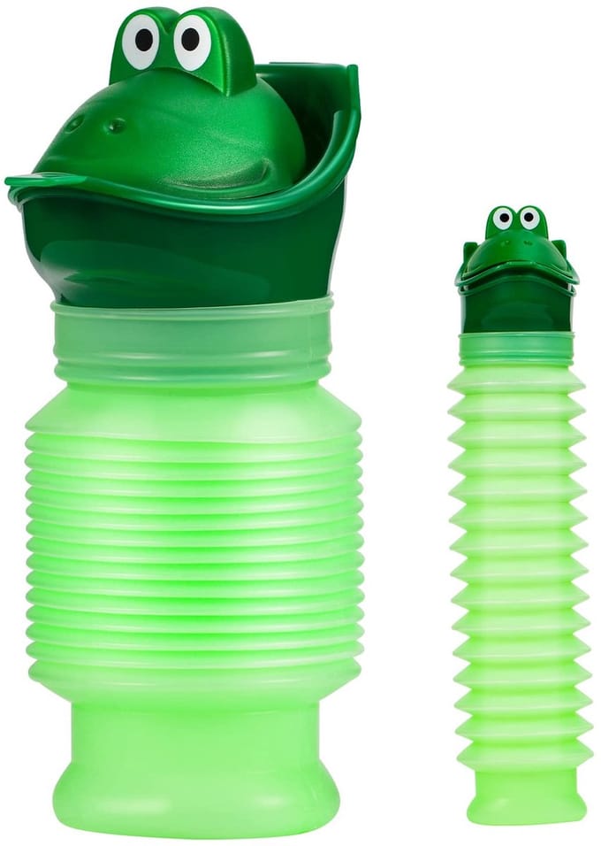 Inovra- Urinoir Draagbaar - Krimpbare Plasfles - Herbruikbaar - Lichtgewicht - 600ML - Geschikt voor Camping/Auto