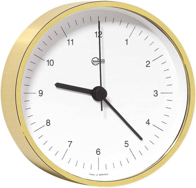 Barigo 616ms klok - messing -  Ø 8,5 cm