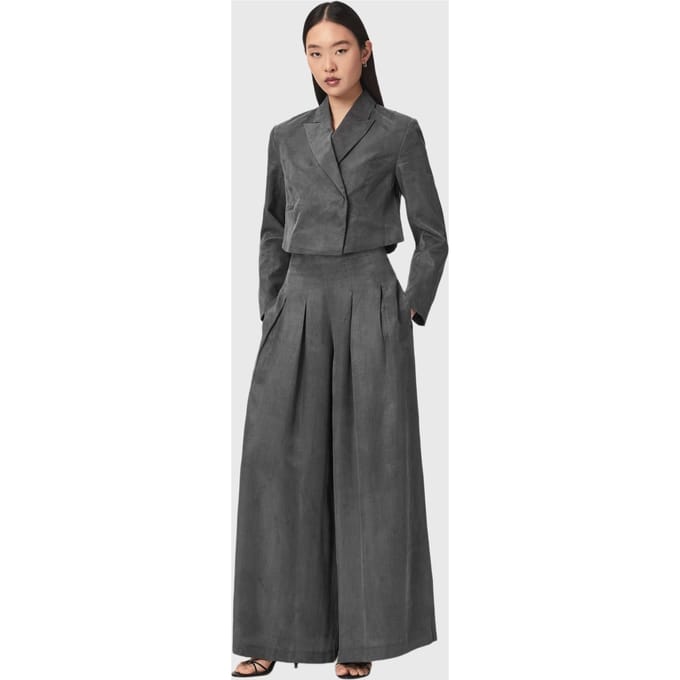 AllSaints Marrlo Blazer Graphite Blue Taglia: 2 | Blazers Outlet | Donna | Blu