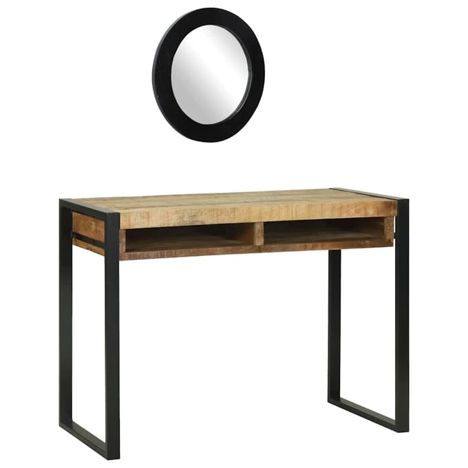 vidaXL - Kaptafel - Bruin - 100 - x - 50 - x - 75 - cm - Massief - mangohout