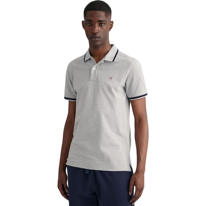 Gant heren poloshirt met kantelende piqué