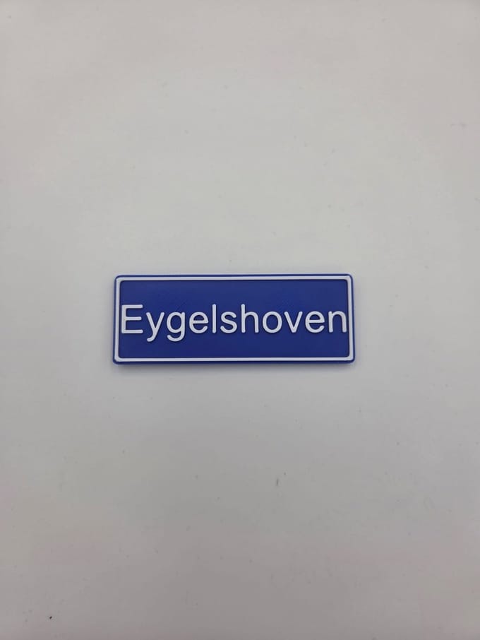 Koelkast Magneet plaatsnaam 8 X 3 CM Eygelshoven