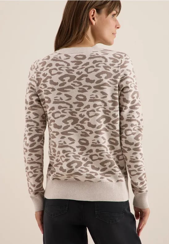 Leo jacquard trui