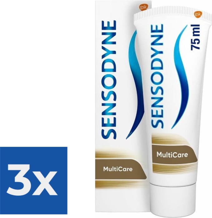 Sensodyne - Tandpasta - MultiCare - 75ml x 3