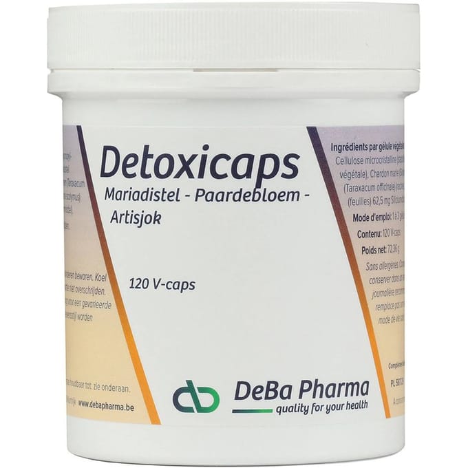 DeBa Pharma Detoxicaps 120 Capsules