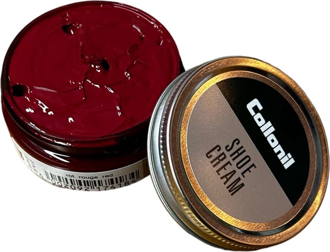 Shoe creme 418 - Rood - Collonil Shoe Cream leervet schoenpoets