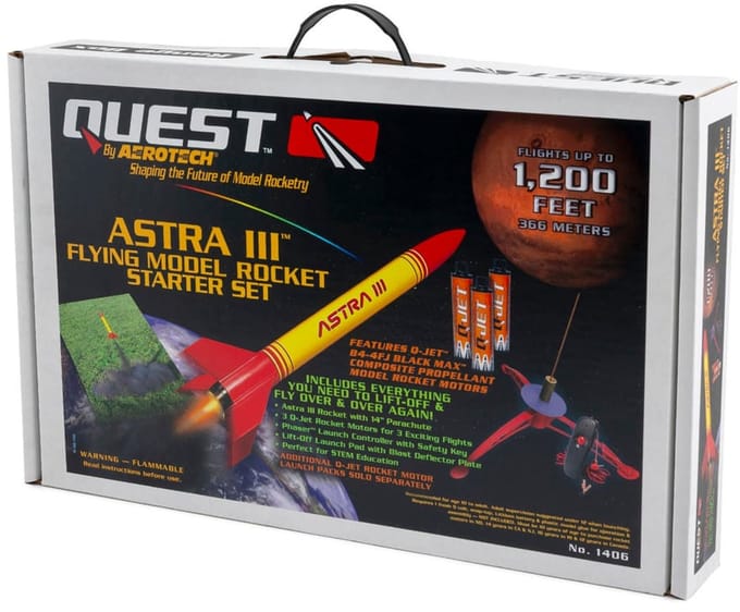 Quest Astra III™ Model Raket Start Set