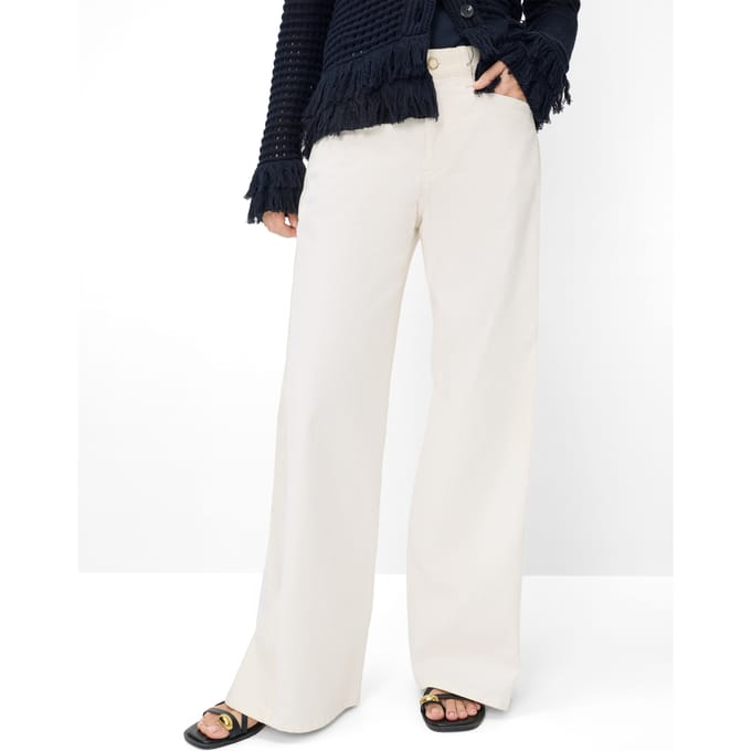 Brax Dames Jeans  Style MORGAN SOFT ECRU, denim offwhite, maat 38