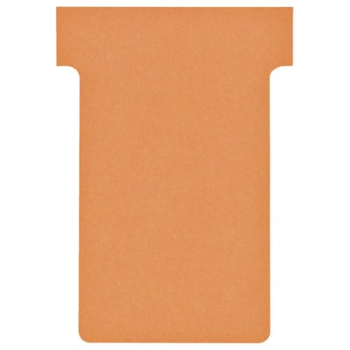 Nobo T-planbordkaarten index 2, ft 85 x 60 mm, oranje