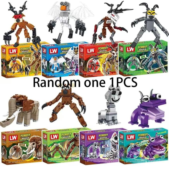 99 Nachten In Het Bos Hert Bouwstenen Set Montage Model Kinderspeelgoed Kerstcadeau black