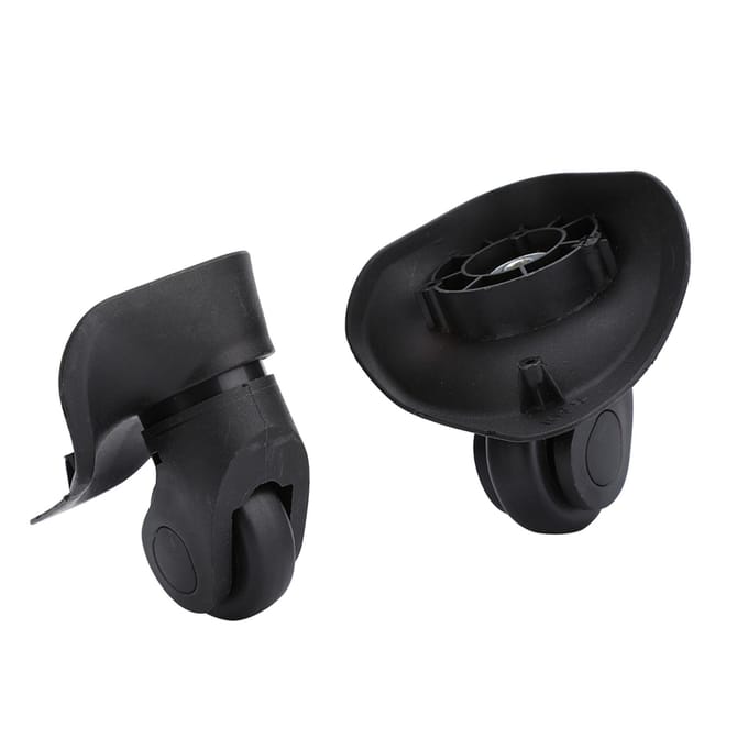 2 stuks/set PVC bagagewielen vervanging enkele roller voor kofferaccessoire wit