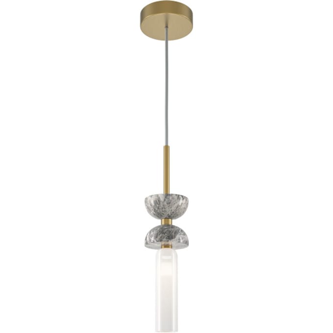 Maytoni - Hanglamp Kyoto - Goud en grijs - Ø10