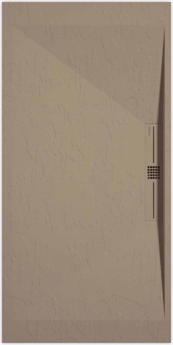 Sanifun douchebak Stone Side Moka Slate 1300 x 800 P